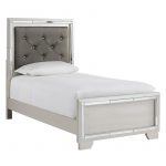 Lonnix B410 Twin Upholstered Panel Bed