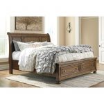 Flynnter B719 King Sleigh Storage Bed