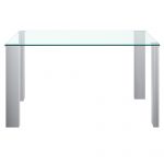 Worldwide Frankfurt Rectangular Dining Table in Stainless Steel