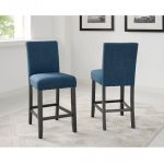 Brassex 162-24 BL AVERY 26' COUNTER STOOL BLUE Set of 2