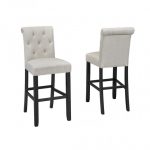 Brassex 638-29 BEI TINGA 29' BAR STOOL BEIGE Set of 2