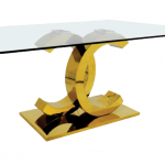 Gold Coco Dining Table