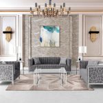 Ariel (#3725) - Grey 3pc Sofa Set